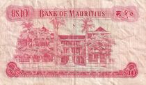 Mauritius 10 Rupees - Elisabeth II - ND (1967) - Parliament - Serial A.59 - P.31b