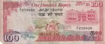 Mauritius 100 Roupies - Monument - Landscape - Serial A.1 - P.38
