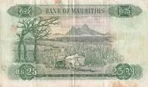 Mauritius 25 Rupees - Elizabeth II - Serial A.5 - VF - P.33b