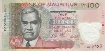 Maurizius 100 Rupees - R. Seeneevassen - Coat of Arms - Polymer - 2024 - Serial LA