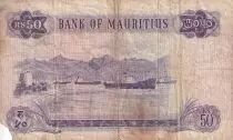 Maurizius 50 Rupees - Elizabeth II - Serial A.1 - VG - P.33a