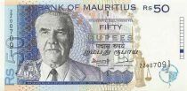 Maurizius 50 Rupees - J.M. Paturau - 1998 - Replacement - P.43
