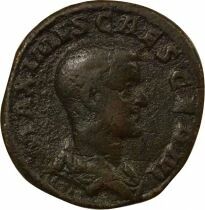 Maximus Caesar - Sestertius, Pontifical Instruments - 236 / 237 Rome
