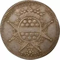Mayor of Nantes, G&eacute;rard Mellier - Silver Token - 1721