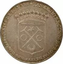 Mayor of Nantes, Jean Regnier - Silver Jeton - 1674
