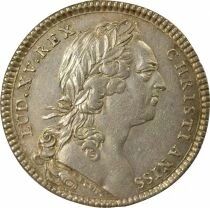Mayor of Tours, Louis XV - Silver Token, L. B. de la Grandi&egrave;re - 1769