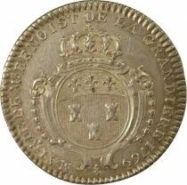 Mayor of Tours, Louis XV - Silver Token, L. B. de la Grandi&egrave;re - 1769