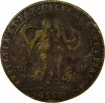 Mayors of Nantes, Charles de Harouys - Brass Token -1598
