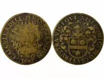 Mayors of Nantes, Christophe Juchault - Brass Token -1642
