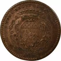 Mayors of Nantes, Fran&ccedil;ois Moricaud - Copper Token - 1738