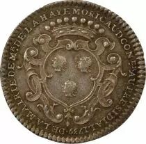 Mayors of Nantes, Fran&ccedil;ois Moricaud - Silver Token - 1739