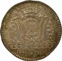 Mayors of Nantes, Georges Gu&eacute;rin - Silver Token - 1786 / 1787