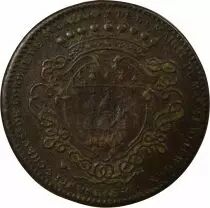 Mayors of Nantes, G&eacute;rard Mellier - Copper Token - 1721