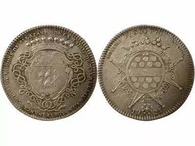 Mayors of Nantes, G�rard Mellier - Silver Token - 1721