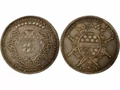 Mayors of Nantes, G�rard Mellier - Silver Token - 1721
