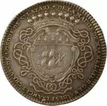 Mayors of Nantes, G&eacute;rard Mellier - Silver Token - 1721