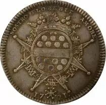 Mayors of Nantes, G&eacute;rard Mellier - Silver Token - 1721