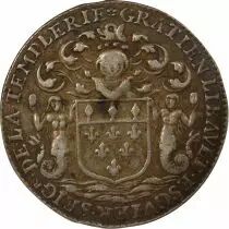 Mayors of Nantes, Gratien Libault - Silver Token -1671