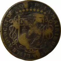 Mayors of Nantes, Guillaume de Lisle - Brass Token -1687