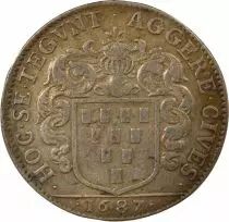 Mayors of Nantes, Guillaume de Lisle - Silver Token -1687