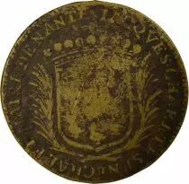 Mayors of Nantes, Jacques Charette - Brass Token -1668
