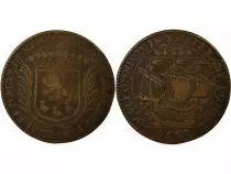 Mayors of Nantes, Jacques Charette - Copper Token -1668