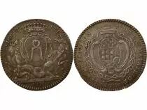 Mayors of Nantes, Jean Baptiste Gell&eacute;e - Silver Token, 2nd Mandate - 1776
