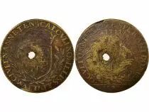Mayors of Nantes, Jean de Harouys - Brass Token -1627