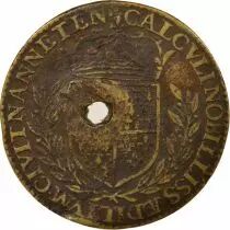 Mayors of Nantes, Jean de Harouys - Brass Token -1627