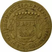 Mayors of Nantes, Jean Fournier - Brass Token -1655