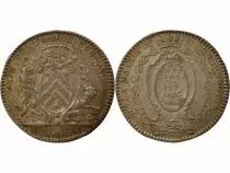 Mayors of Nantes, Jean Jacques Berrouette - Silver Token - 1782 / 1783
