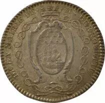 Mayors of Nantes, Jean Jacques Berrouette - Silver Token - 1782 / 1783