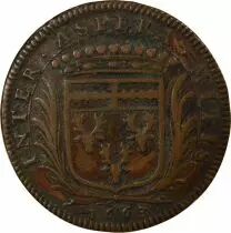 Mayors of Nantes, Louis Mac&eacute; - Copper Token -1663