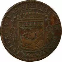 Mayors of Nantes, Louis Mac&eacute; - Copper Token -1663