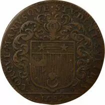 Mayors of Nantes, Louis Mesnard - Copper Token -1682