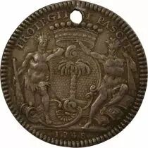 Mayors of Nantes, Mathurin Bellabre - Silver Token - 1748