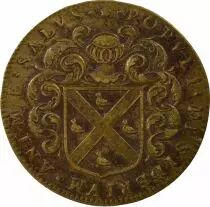 Mayors of Nantes, Mathurin Boux - Brass Token -1649