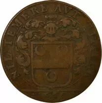 Mayors of Nantes, Mathurin Giraud - Copper Token -1665
