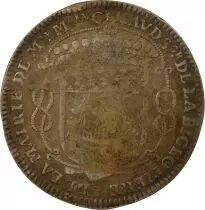 Mayors of Nantes, Mathurin Giraud - Silver Token -1665, Countermarks