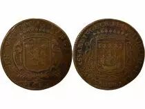 Mayors of Nantes, Paul Cassard - Copper Token -1689