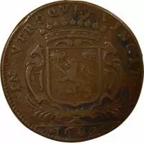 Mayors of Nantes, Paul Cassard - Copper Token -1689