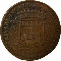 Mayors of Nantes, Paul Cassard - Copper Token -1689