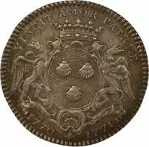 Mayors of Nantes, Philippe Vincent Roger - Silver Token - 1770 / 1771