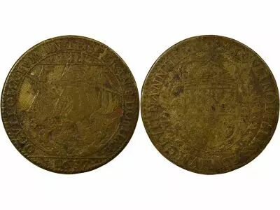 Mayors of Nantes, Ren� Charette - Brass Token -1637