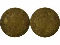 Mayors of Nantes, Ren&eacute; Charette - Brass Token -1637