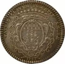 Mayors of Nantes, Ren&eacute; Darquistade - Silver Token, 1st Mandate - 1735