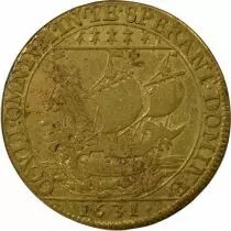 Mayors of Nantes, Ren&eacute; de la Tullaye - Brass Token -1631