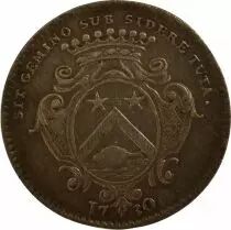 Mayors of Nantes, Ren&eacute; Le Ray - Silver Token - 1730