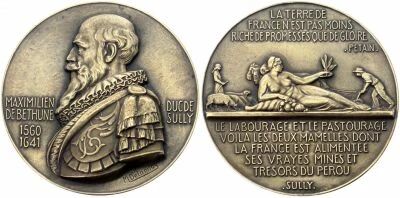 M�daille Francia Bronce Maximilien de B�thune