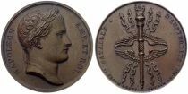 M&eacute;daille Francia Bronzo Napol&eacute;on Ier, Empereur de France, Roi d\'Italie 1805